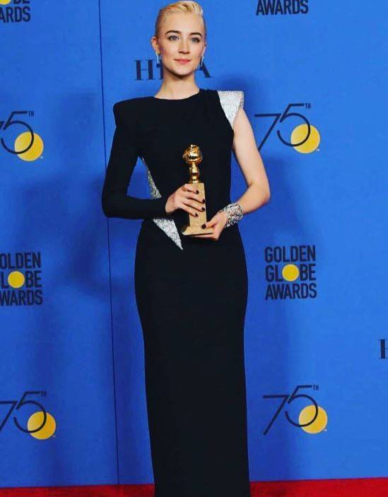 Greta Gerwig in Oscar de la Renta