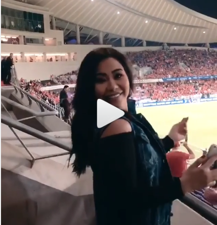 بالفيديو - شيرين تشعل الشبكات برقصها على انغام 