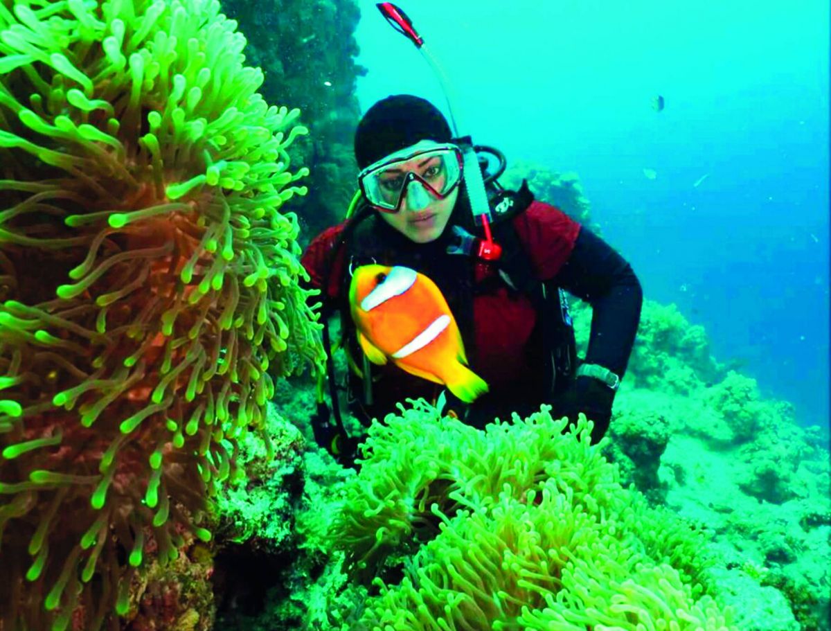 الكابتن سوسن القحطاني في حكاية غوص الأعماق