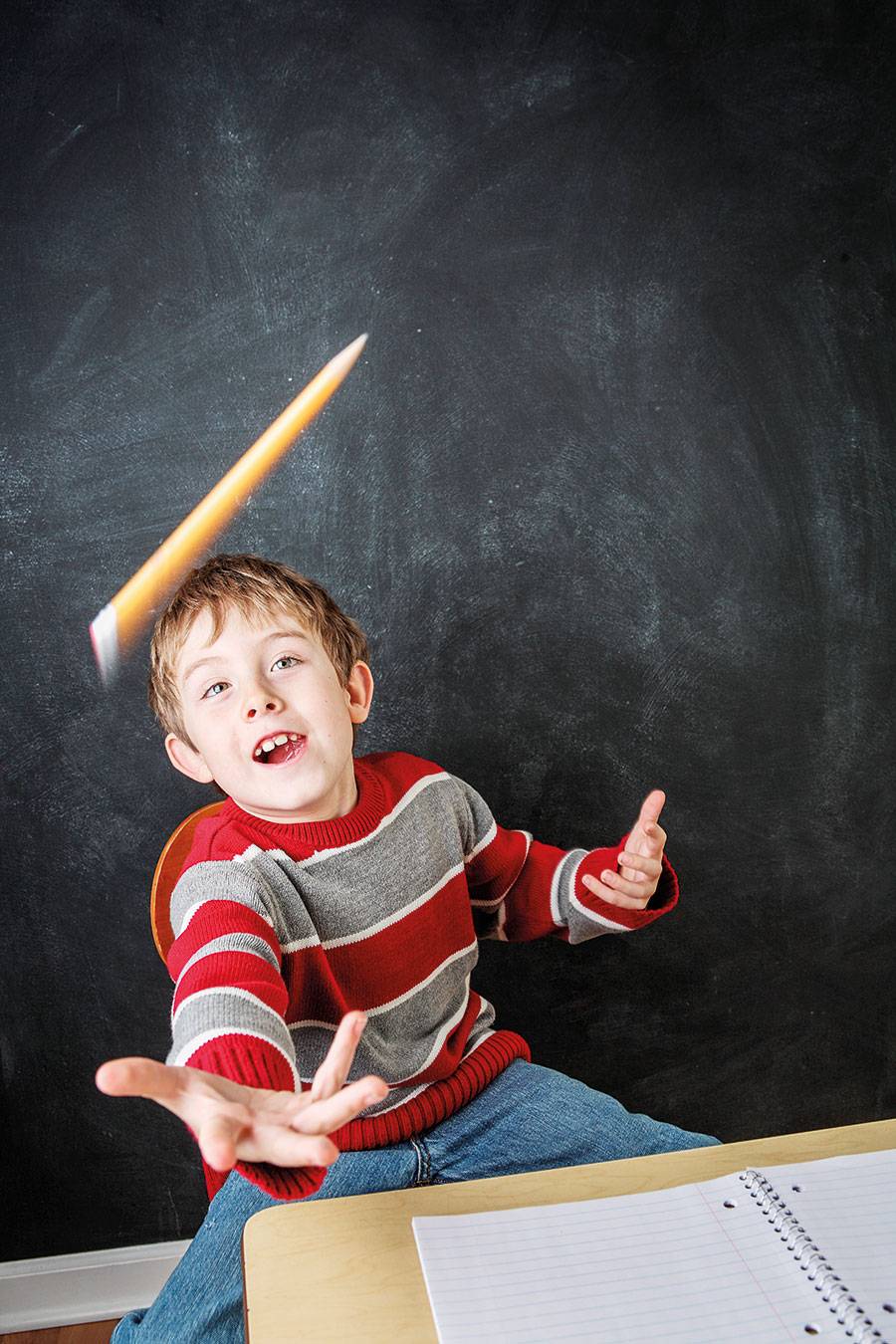 طفلي مهرّج الصف!