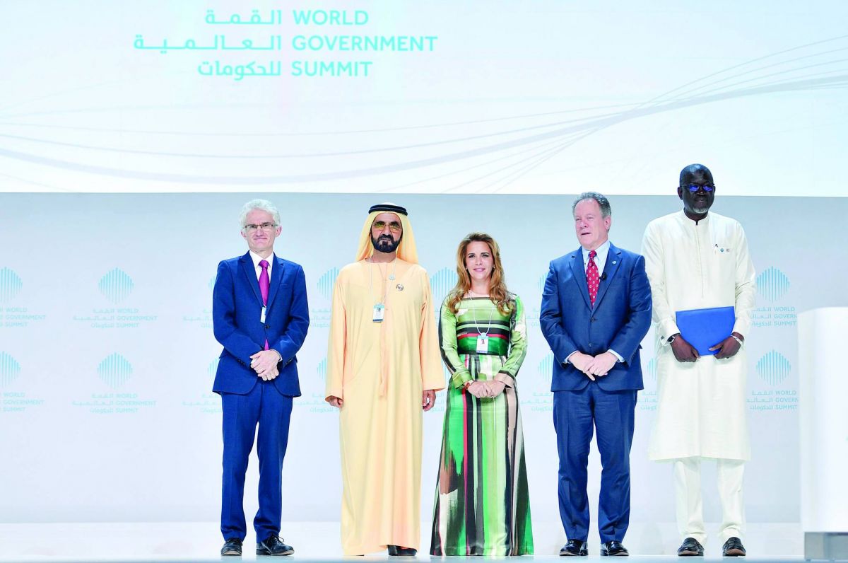 الأميرة هيا تطلق بنك البيانات اللوجستية للخدمات الإنسانية بحضور محمد بن راشد