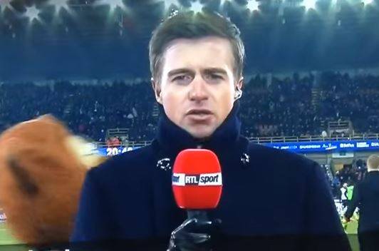 بالفيديو - شاهدوا ماذا حصل لمراسل قناة رياضية على الهواء