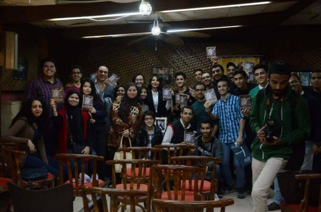 بالصور- كيف دعم يوسف الشريف زوجته إنجي؟