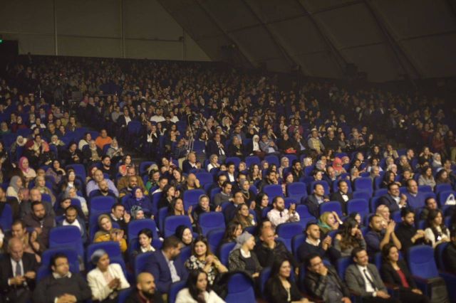 بالصور - هكذا أطلت أنغام بحفلتها بالقاهرة رغم الأمطار الغزيرة