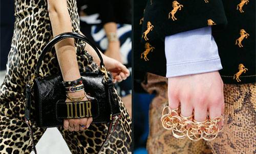 تعدد الخواتم صيحة لافتة لربيع وصيف 2018