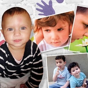 حواس الطفل الخمس  