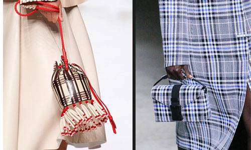 حقائب بنقشة المربعات... جديد ربيع وصيف 2018