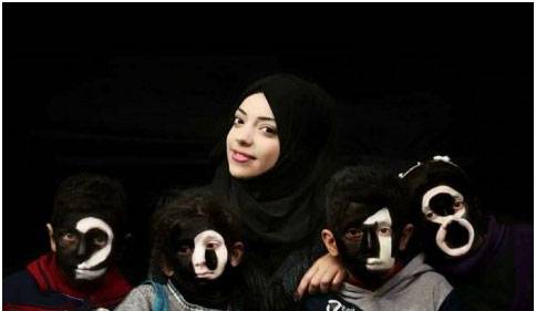 فلسطينيات يرسمن الرعب على الوجوه والأجسام