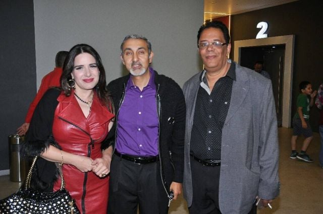 بالصور - عرض خاص لفيلم مصري بغياب بطليه!