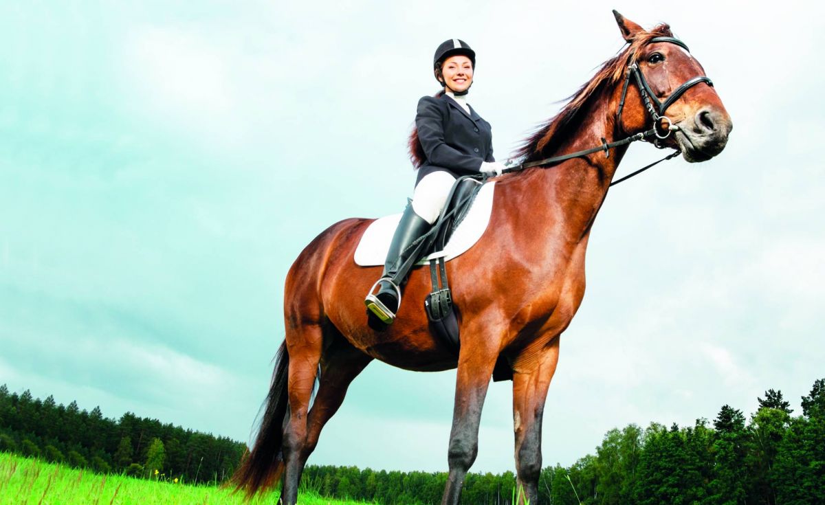 فتيات ينافسن الرجال في الفروسية