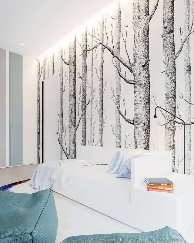 لمسة «مينيماليست» خاصة جداً في غرفة التلفزيون