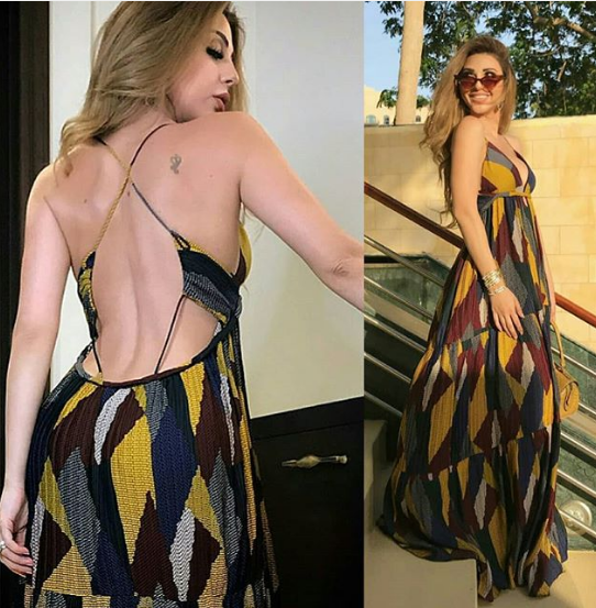 بالصور - إطلالة انثوية صارخة لميريام فارس بفستان مكشوف