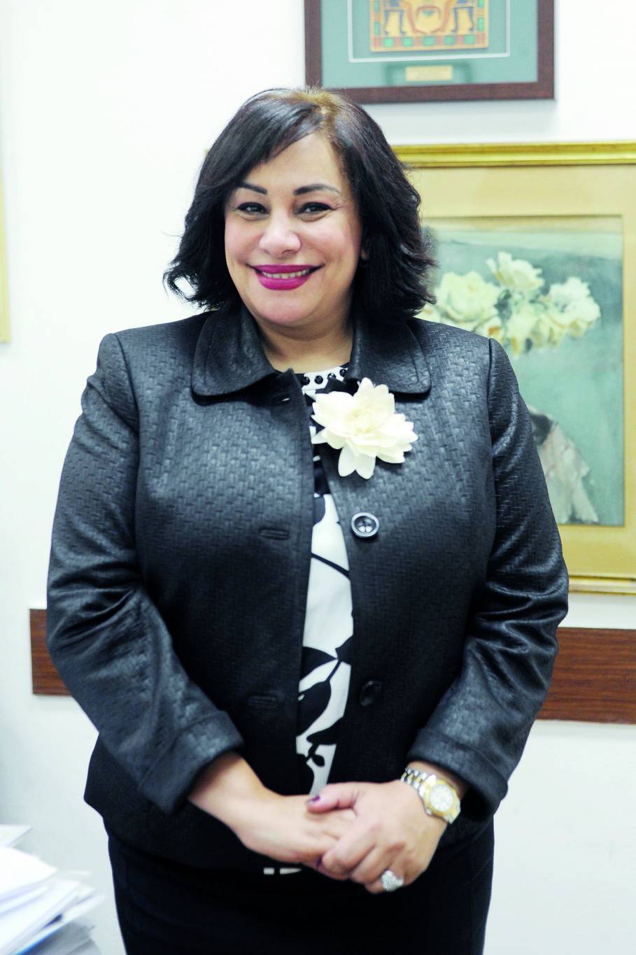 «مدير إدارة المرأة والطفولة في جامعة الدول العربية» السفيرة إيناس سيد مكاوي: بدأت حياتي مذيعة والآن أحمل هموم المرأة العربية