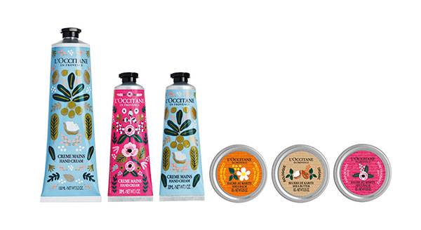 مجموعة L’Occitane Shea بألوان Rifle Paper Co الأنثوية والمفعمة بالحيوية