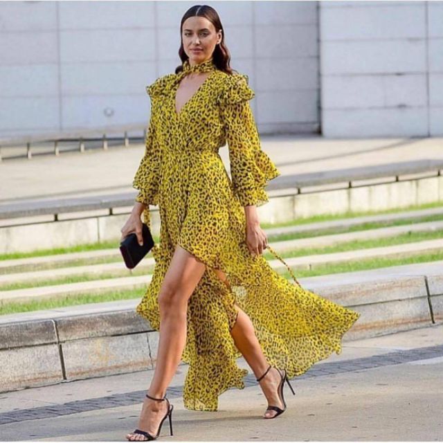 Irina Shayk in DVF Irina Shayk in DVF