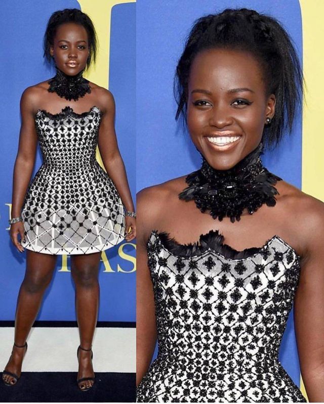 Lupita Nyong'o in Versace Lupita Nyong'o in Versace