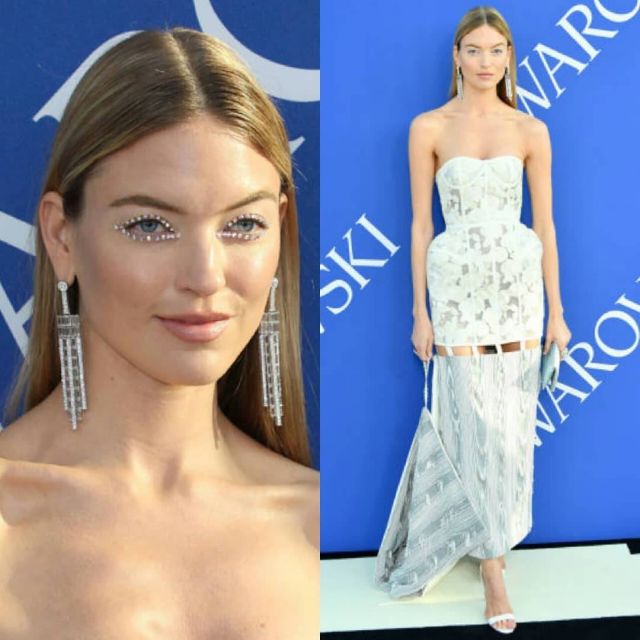 Martha Hunt in ThomBrowne Martha Hunt in ThomBrowne
