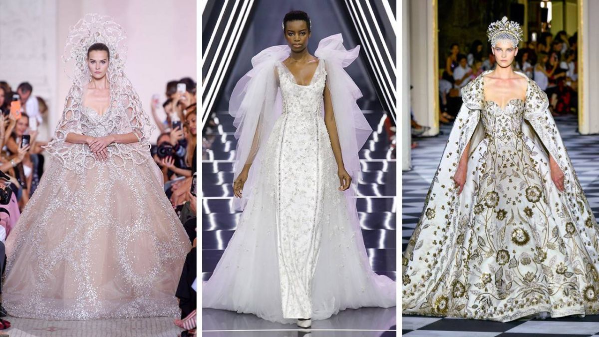 أجمل فساتين الزفاف في عروض أسبوع الموضة الباريسيّ