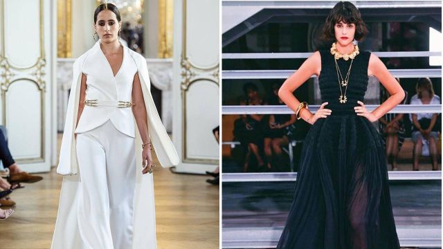 عارضتا أزياء عربيّتان تخطفان الأنظار في أسبوع الموضة في باريس