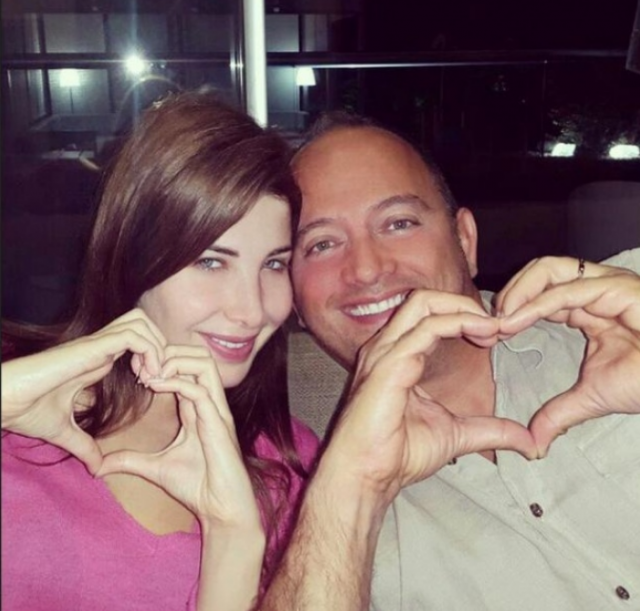 بالصور - لقطة رومانسية لنانسي عجرم وزوجها تشعل المواقع