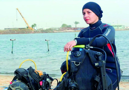 أول مهندسة لحام تحت الماء في الوطن العربي بسنت البستاوي: تقدمت للعمل في شركات كثيرة فرُفضت لمجرد أنني فتاة