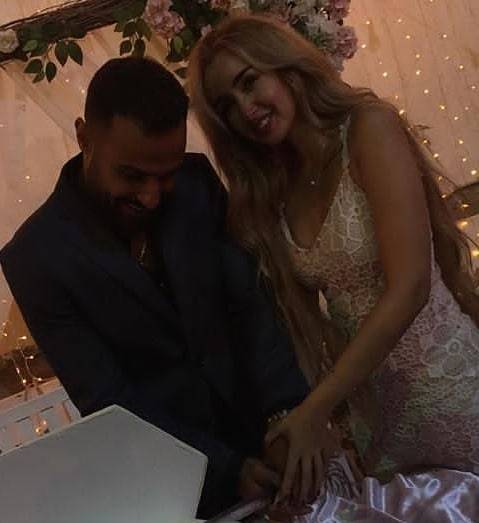 خطوبة هنا الزاهد وأحمد فهمي