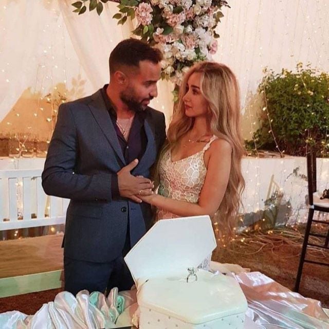 خطوبة هنا الزاهد وأحمد فهمي