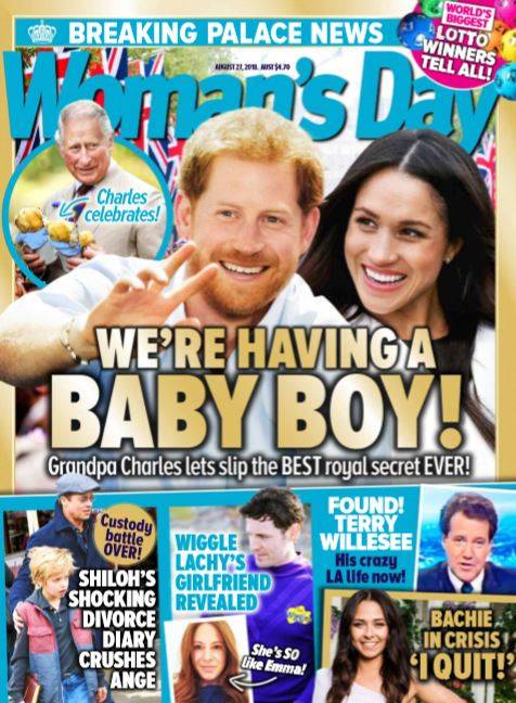 غلاف مجلة Woman’s Day Australia