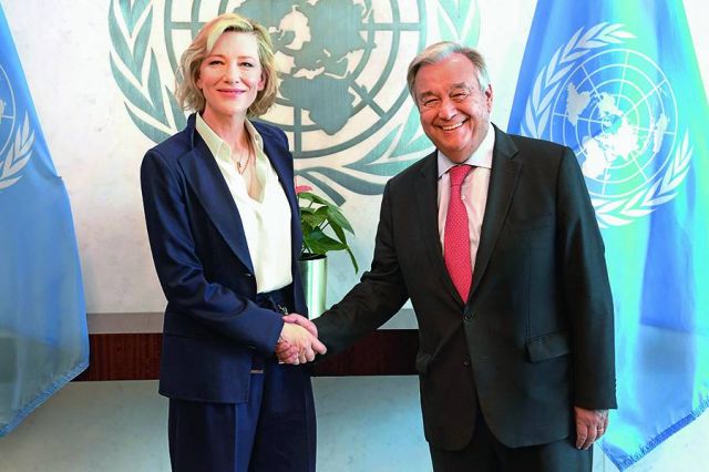 كايت بلانشيت تدافع عن أقلية الروهينغا في الأمم المتحدة