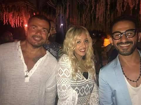 حلمي ودياب وإحدى الحاضرات