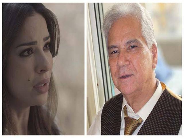 نادين نسيب نجيم ووالدها الراحل