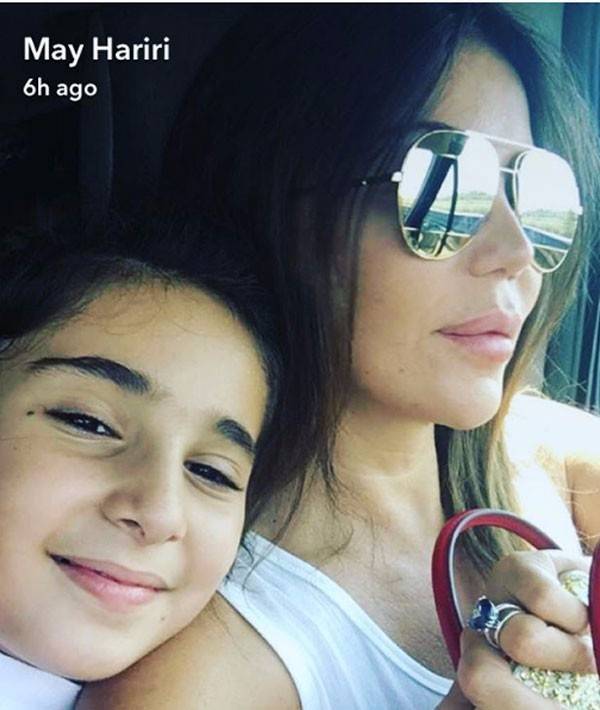 سارة ابنة مي حريري