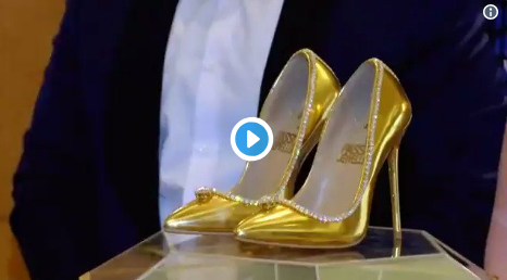 بالفيديو - حذاء بـ17 مليون دولار... من ستنتعله؟
