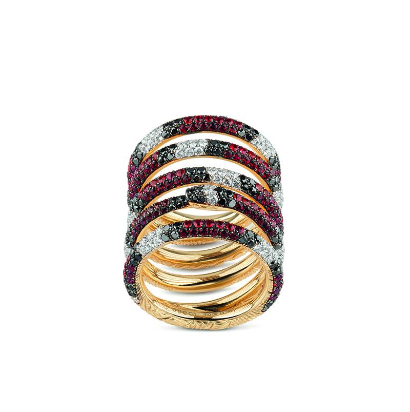 مجموعة مجوهرات Ouroboros رمز جديد لدار Gucci