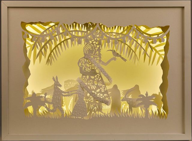 من  أعمال الفنانة الهندية دبجاني بهاردواج