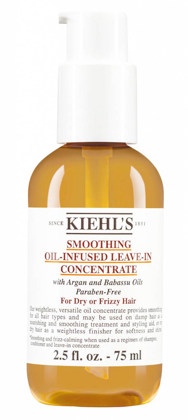 Smouthing oil-infused leave-in