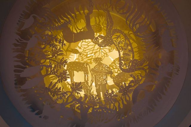 من  أعمال الفنانة الهندية دبجاني بهاردواج