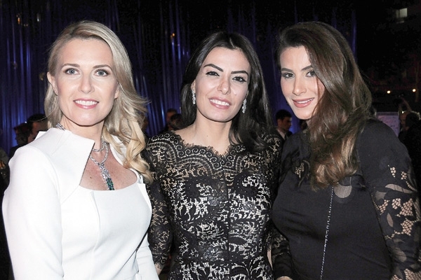 أنطونيا صباغ وجوال حمادة وباتريسيا جويد<br />