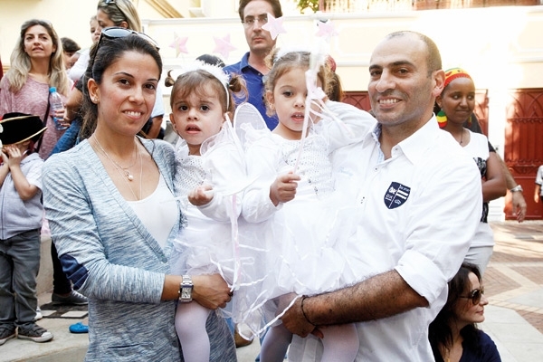 مروان وليا وجورجيا معوض<br />