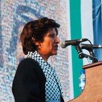 وزيرة شؤون المرأة الفلسطينية ربيحة ذياب...
