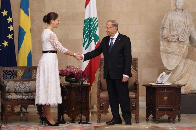 الأميرة فيكتوريا ولية عهد السويد تزور لبنان والأردن
