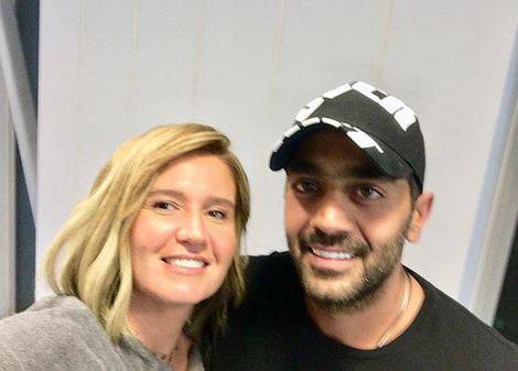 بالصور - شاهدوا ماذا فعل أحمد فلوكس وهنا شيحة في شهر العسل