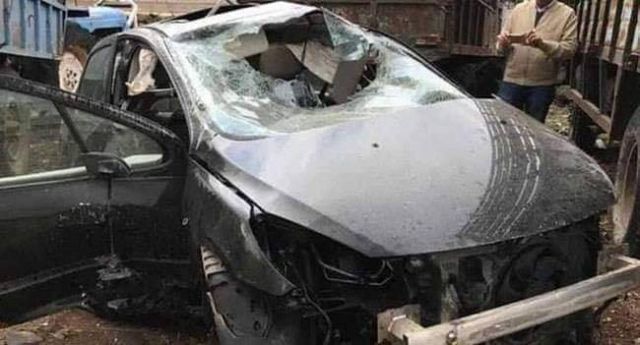 بالصورة - نجاة فنان سوري من الموت بعد حادث مميت... ما حدث لسيارته مروّع