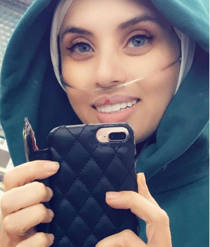 بالصورة - مريضة السرطان الشهيرة شيماء العيدي: 