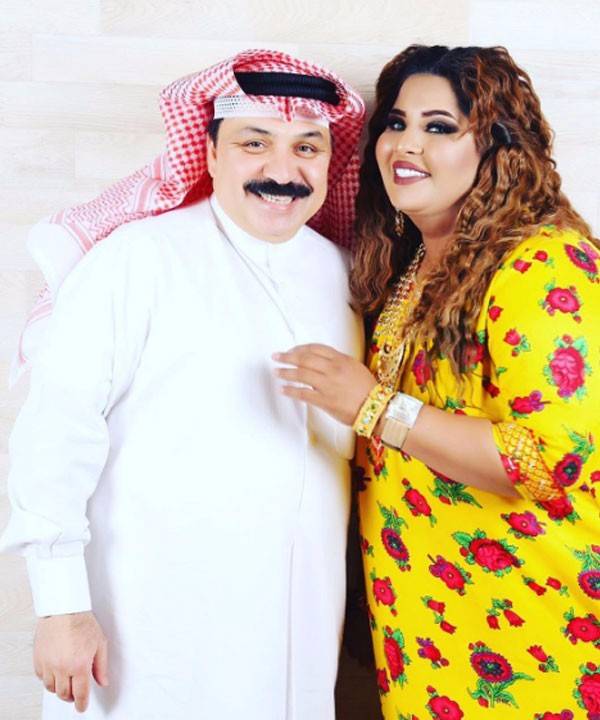 هيا الشعيبي وزوجها