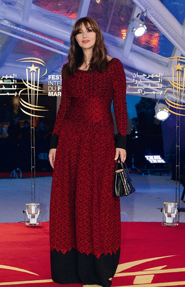 مونيكا بيلوتشي تخطف الأنفاس في مهرجان مراكش الدولي للسينما