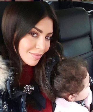 بالفيديو - ابنة امل بوشوشة تظهر للمرة الاولى بوضوح.. شاهدوا طرافتها