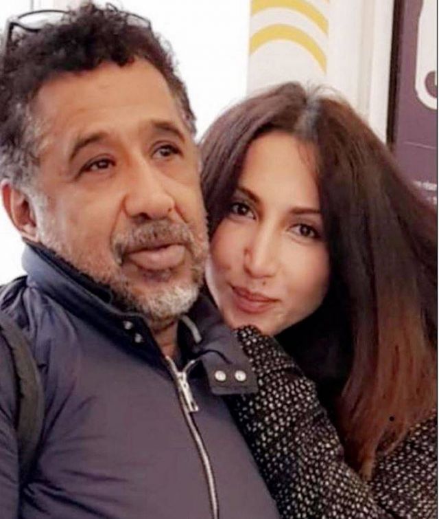 الشاب خالد وزوجته