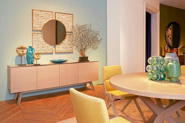 تناغم بين الألوان والنبرات الزاهية