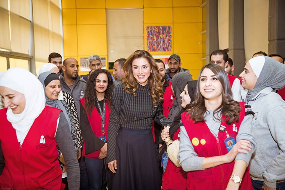 الملكة رانيا العبدالله
لتطوير متحف الأطفال في الأردن